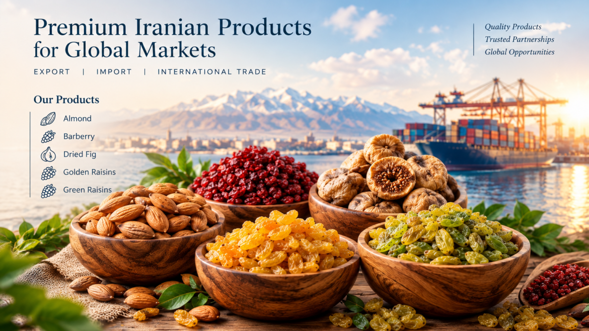 صادرات محصولات کشاورزی و خشکبار ایرانی | تأمین B2B از ایران